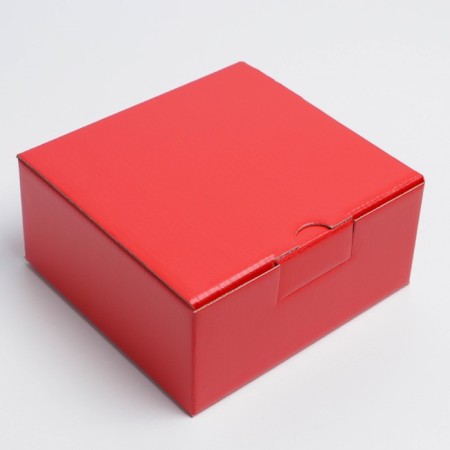 Gift folding box, packaging, “red”, 15 x 15 x 7 cm