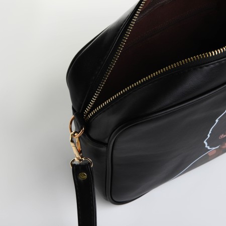 Women's bag over the shoulder Textura, small, black color-8
