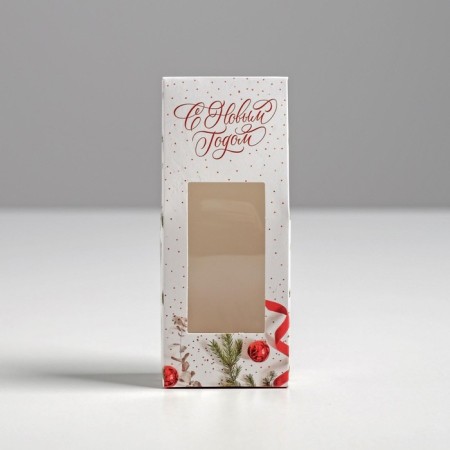 Folding box “Happy New Year!”, 6 x 14.5 x 3.5 cm, new year-4