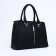 Lightning tout bag, external pocket, long belt, black color