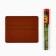 Set "100% to a man", a cardholder and a plastic pen
