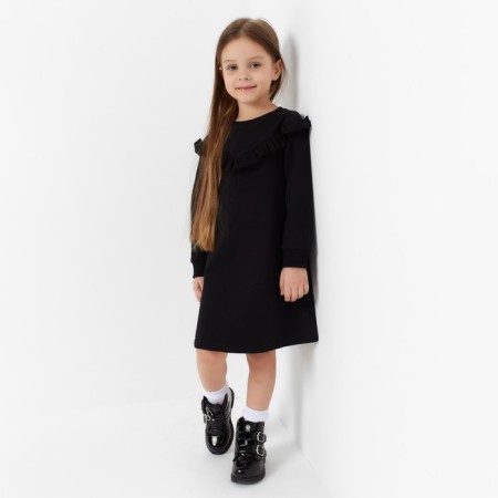 Dress with ruffles KAFTAN "BASIC Line" R.30 (98-104), black-3