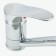 Juguni Dorado shell mixer, one -leaf, with flexible eyeliner, chromium color