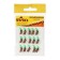 Mormyshka Wolfram Marlin’s Curs, 3 mm, 1.5 g, black + cube green UV, 15 pcs.