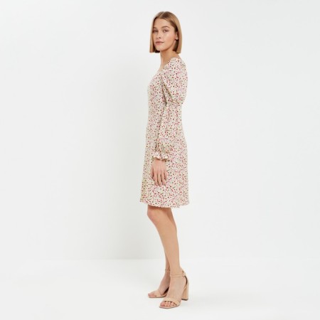 Women's dress Mini Minaku: Enjoy Color White, Rr. 40-1