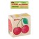 Wooden cubes "fruits", set of 4 pcs.