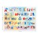 PVC (folding) table 700 x 500 mm, multi-console oilcloth "alphabet" ch_50239