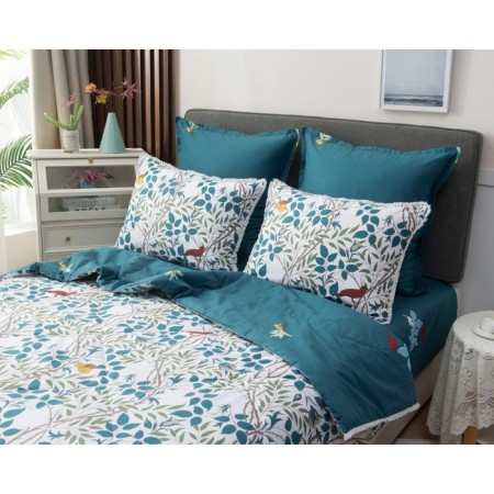 A set with a blanket "Bernadett No. 46", size 150x210 cm, 180x230 cm, 50x70 cm - 2 pcs-1