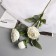 Artificial flowers "Elsa peony" D-10 cm 64 cm, white
