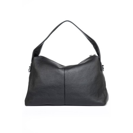 Sobo bag female, genuine leather, Ludor black, 40x13x25cm-1