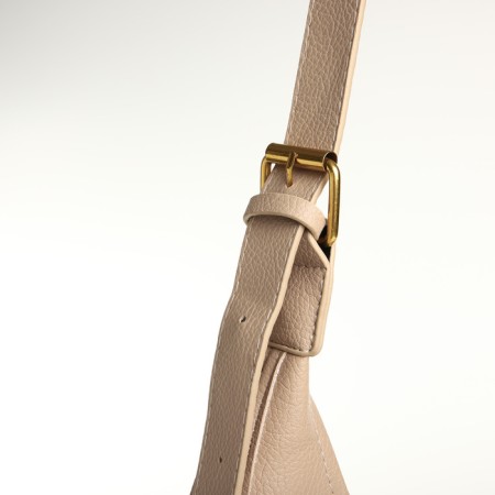 Women's bag on magnet Textura, average size, beige color-5