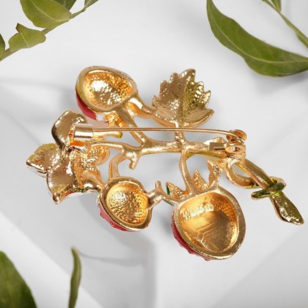 Book "strawberries" in color, colored in gold-2
