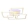 LED ceiling LED with Ambrella Light, Original, Fa537, 4XLED, 148 W, 11100LUM, 3000-6400K, white color.