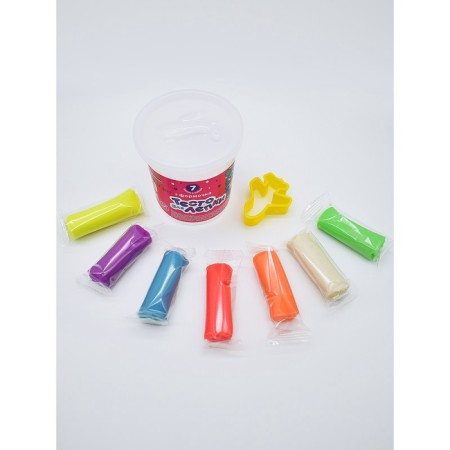 Bank sculpting dough 7 colors 15 g + mold-2