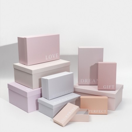 Set of boxes 10 in 1, gift packaging, “delicate”, 12 x 7 x 4 - 32.5 x 20 x 12.5 cm