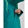 Ski jacket female winter, size 42, dark green color