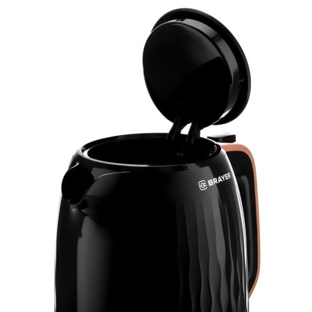 Electric kettle Brayer 1061br, plastic, 1.7 l, 3000 watts, black-6