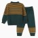 Knitted kit for children (jumper, trousers), green color, height 86