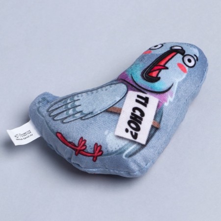 A toy for cats with mint "pigeon", 11.8 x 9.3 cm-6