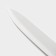 Knife ceramic shade "Simple", blade 12.5 cm, handle Soft Touch, red color