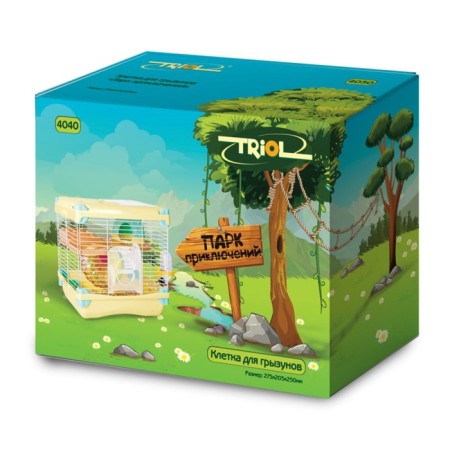 Triol cell "Adventure Park", for rodents, mixing mix, 27.5*20.5x25 cm-7