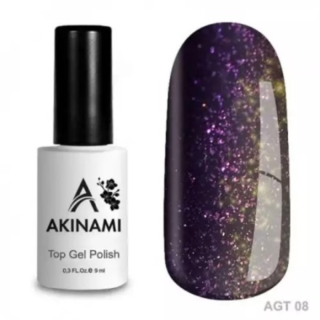 TOP AKINAMI Glitter Gel No. 08, 9 ml
