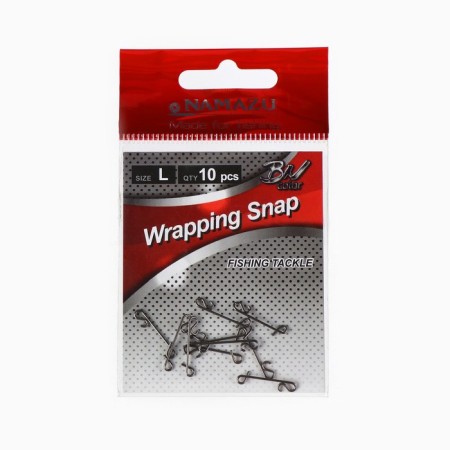 The over -the -end Namazu Wrapping Snap, test 15 kg, size L, color BN, 10 pcs.