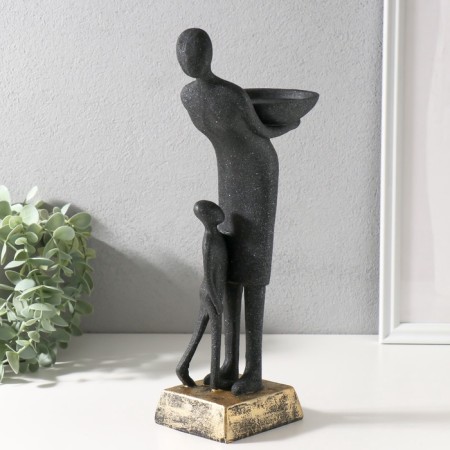 Polystone Summary "Maternity" Black 15x11x34.5 cm-1