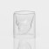 Glass stack with double walls "Skull. Halloween ", 70 ml, 7 × 7 cm