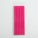 Cocktail tubes, set 12 pcs., Color bright pink