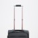 Small 20 suitcase, a lightning department, code lock, 3 wheels, 2 outer pockets, color gray color