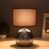 Table lamp 7515121TL/1 E27 40W silver 24.5x24.5x37 cm