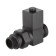 Set of design-valules Royal Thermo Cube, Direct, 1/2 ", black