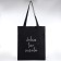Bag Schoper "Sweet idleness", 35*0.5*40, print with sparkles, without lining, black