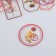 Stickers for creativity "Tags - red flowers" set 30 pcs 0.2x8x11 cm