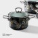 Set of pan Magia, 2 l, 3 l, 4 l, glass cover, induction, black