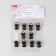Curtain for curtains "shell", 30 × 15 mm, 10 pcs, bronze color