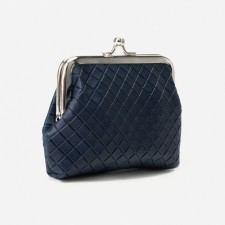 Women's wallet on the farmar, blue color