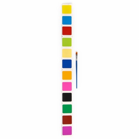 Water paints with a brush, 12 pcs-2