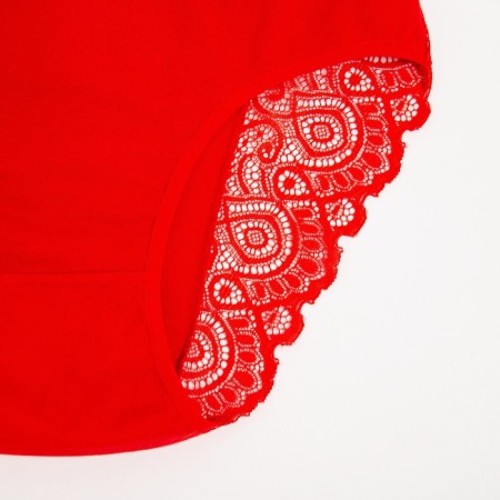 Cowards female slips, red color, rr 46-48-1
