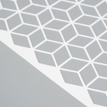 A set of plastic stencils "Geometry", 3 pcs-2
