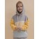 Sweatshirt for boys, height 110 cm, gray color