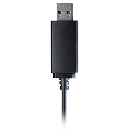 A4Tech HU-10 headphones, computer, microphone, 100 dB, 32 Ohm, USB, 2 m, white-3