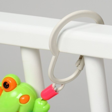 Stretching on the stroller/crib "frogs", 3 toys, color mix, crush me-6
