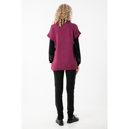 Female jumper, size 42, pink color-5