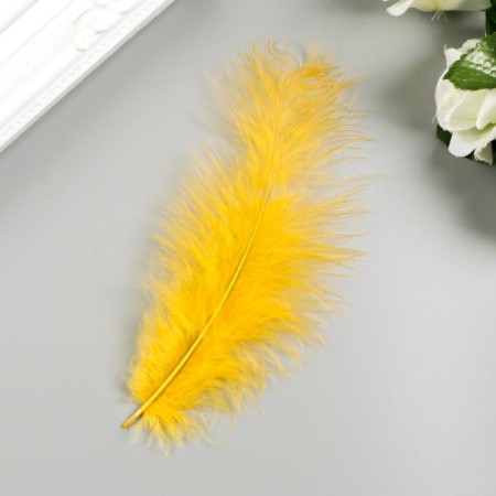 Decorative ostrich feathers, 10-12 cm (set 24 pcs) 6 colors, bright, assorted-1