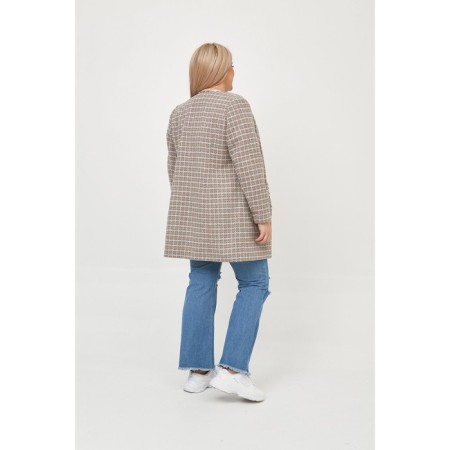 Female jacket, size 54, gray color-4