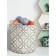Textile bag "Lepestoral circles", for storing things and toys, size 30x30 cm, 18.9 liters