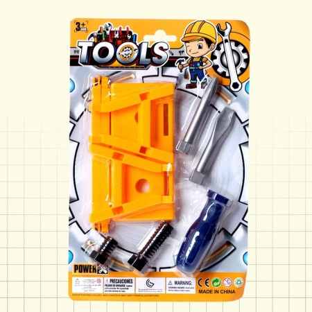 Set of tools "Plotnik", 7 elements, color mix-10