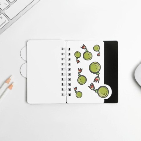 Notepad with the divider "Young Hero from February 23", A7, 40 liters-5